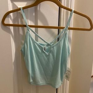 Turquoise top